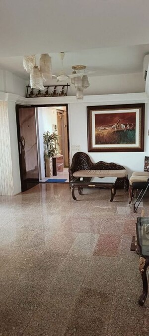Living Room in 3 BHK Apartment at Bandra West – for Rent