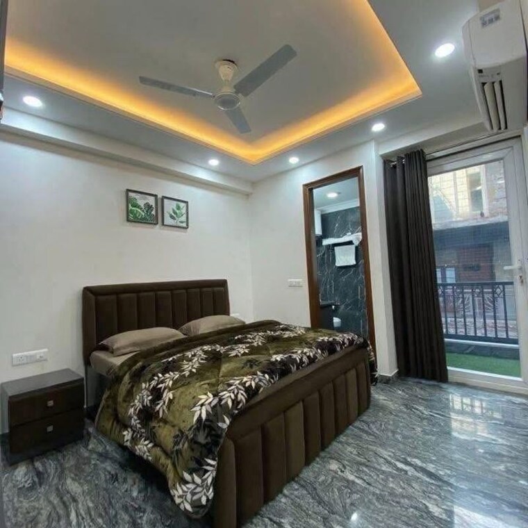 Bedroom, chattarpur 3 Bedroom 1130 Sq.Ft. Builder Floor In Chattarpur Delhi 10058339