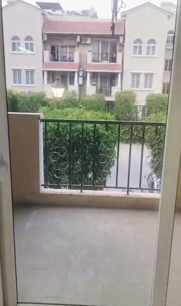 Balcony in 4 BHK Apartment at Emaar MGF Emerald Hills, Sector 65 – for Rent