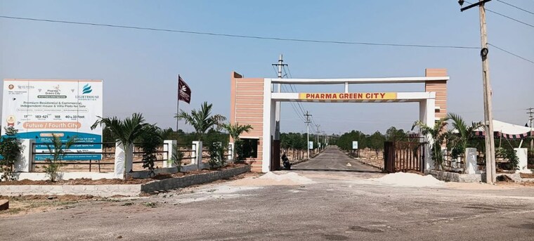 Exterior View, pharma-green-city  250 Sq.Yd. Plot In Yacharam Hyderabad 10058359