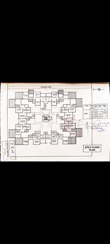 Floor Plan in 2 BHK Apartment at Suvarnayug Loksangam Vihar, Aundh – for Sale