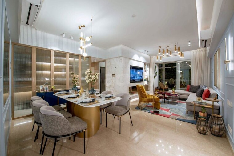 Living Room, lodha-bella-vita 3 Bedroom 1050 Sq.Ft. Apartment In Nibm Road Pune 10058257