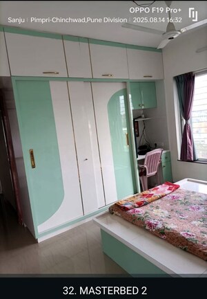 Bedroom in 2 BHK Apartment at Sai Elouera, Wakad – for Rent