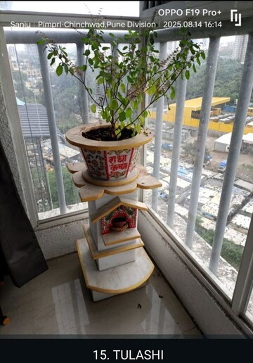 Balcony in 2 BHK Apartment at Sai Elouera, Wakad – for Rent