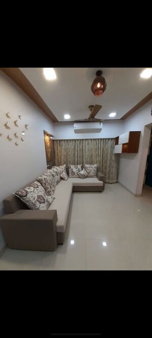 Living Room in 3 BHK Apartment at Gundecha Orchid Tower, Kandivali East – for Rent