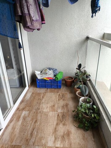 Balcony in 1 BHK Apartment at Radhey Krishna Apartment, Indrapuram – for Sale