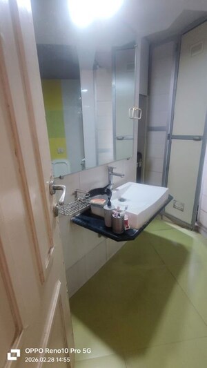 Bathroom in 2 BHK Apartment at Hiranandani Glen Croft, Powai – for Rent