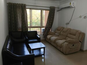 Living Room in 2 BHK Apartment at Nahar Amrit Shakti, Chandivali – for Rent