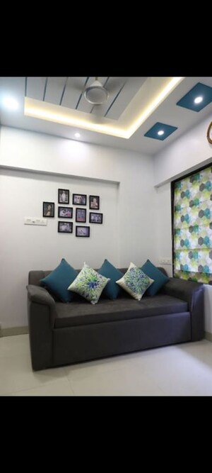 Living Room in 1 BHK Apartment at Vasant Utsav Mumbai, Kandivali East – for Sale