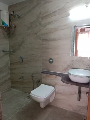 Bathroom in 2 BHK Apartment at New Mhada Colony, Powai – for Rent