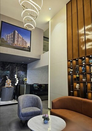 Living Room in 3.5 BHK Apartment at Shubh Nirvana, Viman Nagar – for Rent