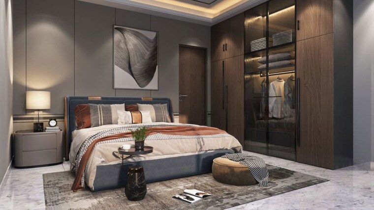 Bedroom, kumar-primeview 2 Bedroom 749 Sq.Ft. Apartment In Hadapsar Pune 10059115