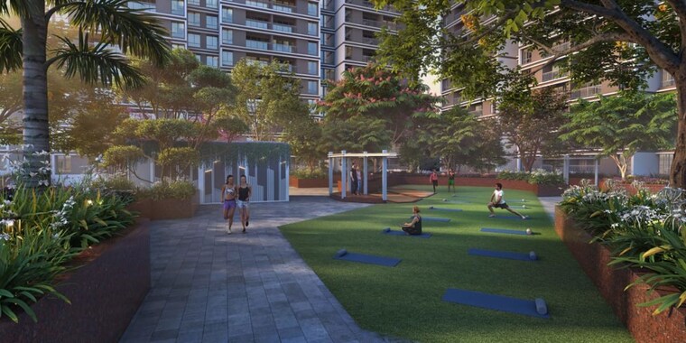 Garden, kumar-primeview 2 Bedroom 749 Sq.Ft. Apartment In Hadapsar Pune 10059115