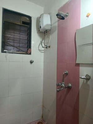 Bathroom in 1 BHK Apartment at Sector 14 Belapur – for Rent