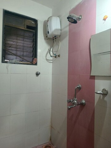 Bathroom in 1 BHK Apartment at Sector 14 Belapur – for Rent