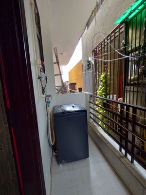 Balcony in 1 BHK Builder Floor at Chattarpur – for Rent