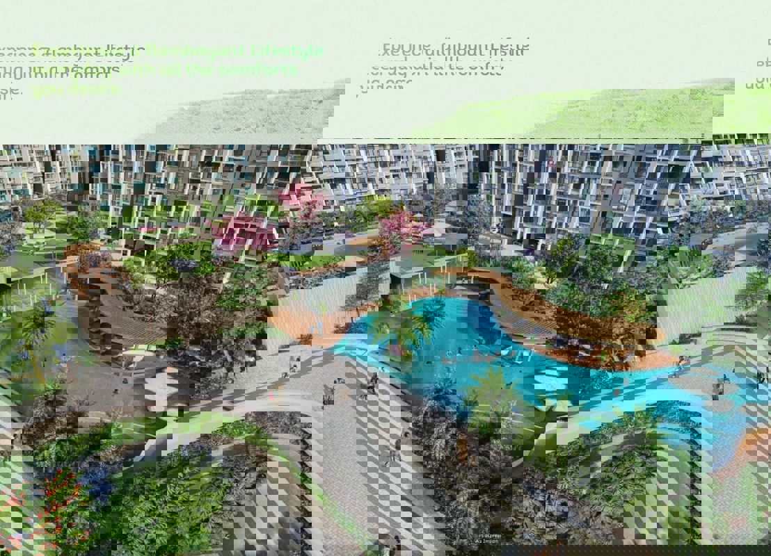 2 BHK 804 Sq.Ft. Apartment in Dosti Greenscape