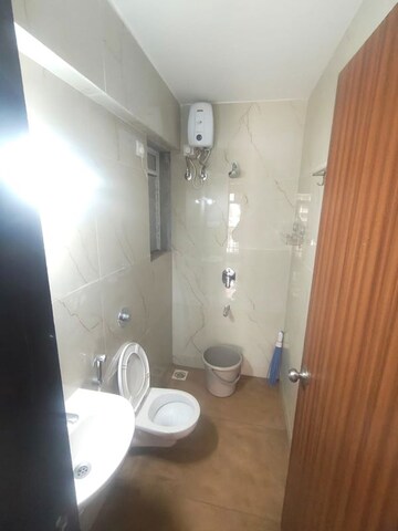 Bathroom in 1 BHK Apartment at Raunak Bliss, Ghodbunder Road – for Rent
