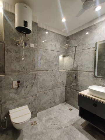 Bathroom in 3 BHK Builder Floor at Saket – for Rent