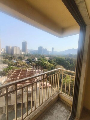 Balcony in 1 BHK Apartment at Ram Pushpanjali Residency, Owale – for Rent