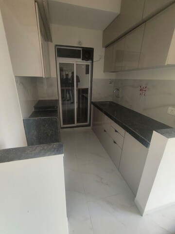 Kitchen in 1 BHK Apartment at Ram Pushpanjali Residency, Owale – for Rent