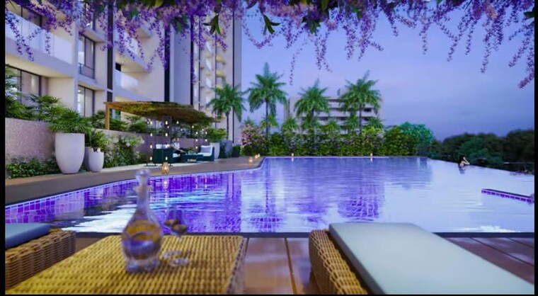 Swimming Pool, goel-ganga-imperia 4 Bedroom 2170 Sq.Ft. Penthouse In Nibm Annexe Pune 10059677