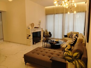 Living Room in 4 BHK Penthouse at Goel Ganga Imperia, Nibm Annexe – for Sale