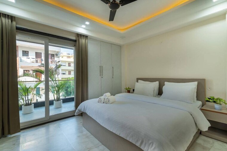 Bedroom, saket 1 Bedroom 650 Sq.Ft. Apartment In Saket Delhi 10059773