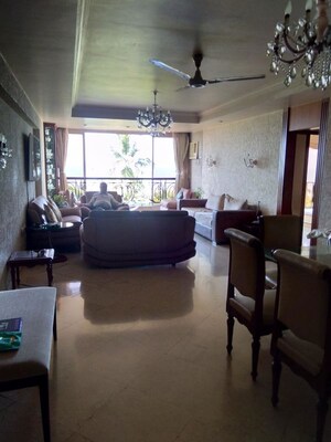 Living Room in 3 BHK Apartment at Shanaz Apartment, Malabar Hill – for Sale