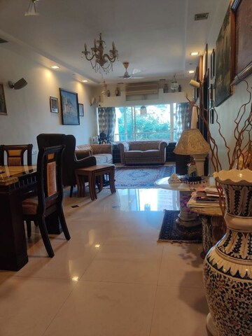 Living Room in 3 BHK Apartment at Shanaz Apartment, Malabar Hill – for Sale