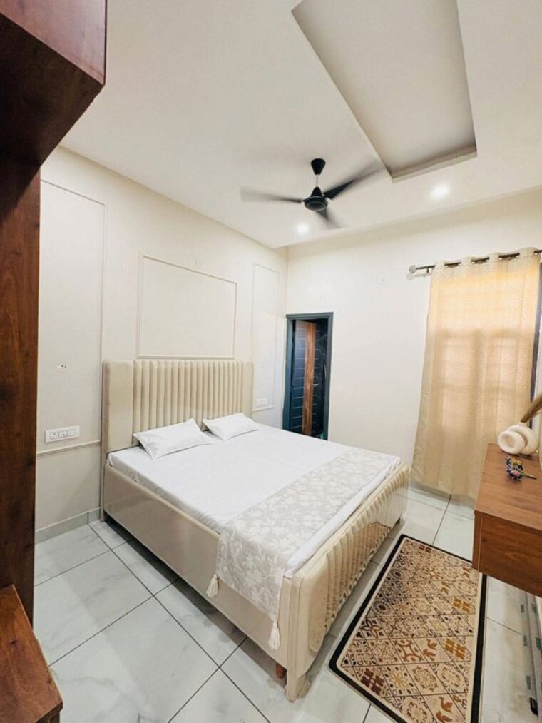 Bedroom, allwin-el-spazia 3 Bedroom 1700 Sq.Ft. Apartment In Sanauli Zirakpur 10059812