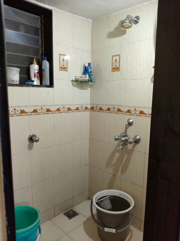 Bathroom in 3 BHK Apartment at Haware Splendor, Kharghar – for Rent