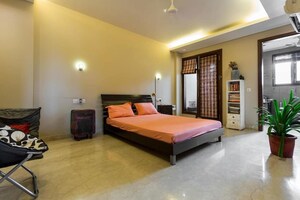 Living Room in 3 BHK Apartment at Panchsheel Enclave – for Rent