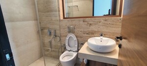 Bathroom in 4 BHK Apartment at Omkar 1973, Worli – for Rent