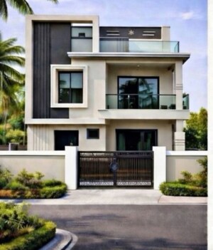 5 BHK Villa – Exterior View View at Rameshwar Banda - for Sale