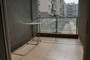 Balcony in 2 BHK Apartment at Paranjape Schemes Yuthika, Baner – for Rent