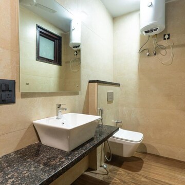 Bathroom in 3 BHK Builder Floor at South Extension ii – for Rent
