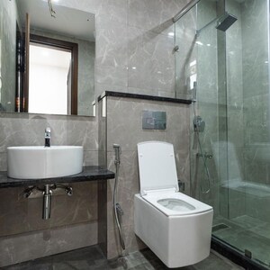 Bathroom in 3 BHK Builder Floor at South Extension ii – for Rent