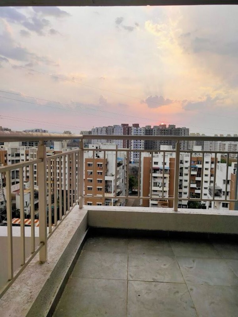 Balcony, pristine-greens 2 Bedroom 750 Sq.Ft. Apartment In Moshi Pune 10060061