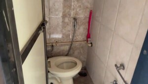 Bathroom in 1 BHK Apartment at Shree Rajal Enclave, Ghansoli Sector 15 – for Rent