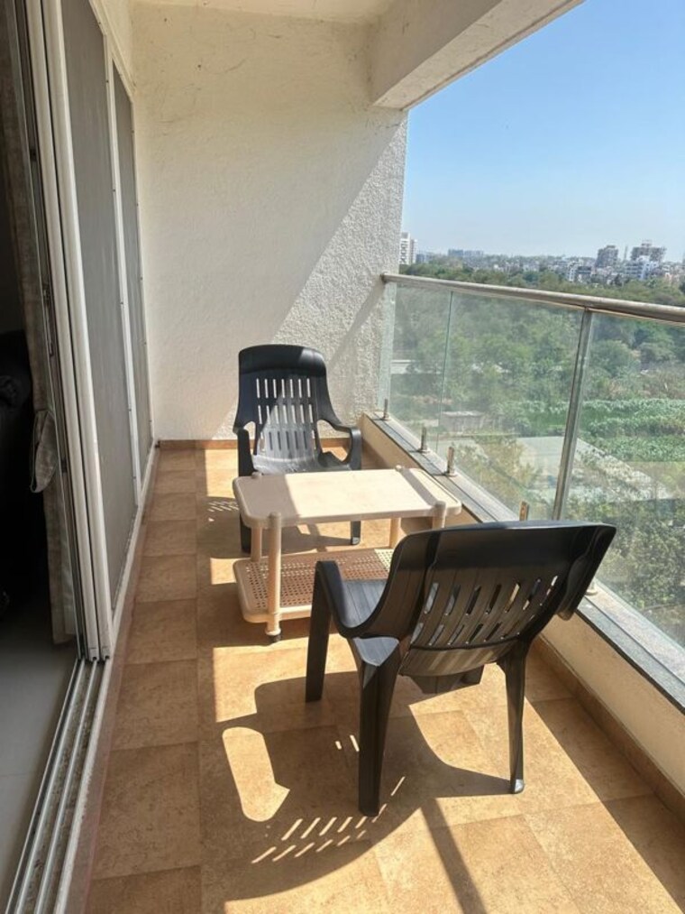 Balcony, mantra-99-riverfront 2 Bedroom 800 Sq.Ft. Apartment In Baner Pune 10060195