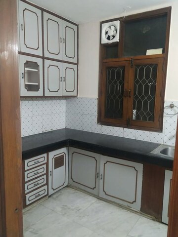 Kitchen in 1 BHK Apartment at Khirki Extension – for Rent