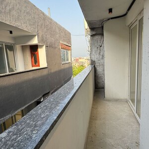 Balcony in 2 BHK Builder Floor at Palm Residency Chhatarpur, Rajpur Khurd Extension – for Rent