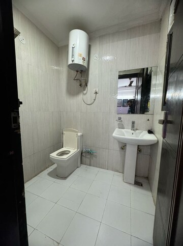 Bathroom in 3 BHK Apartment at Chattarpur – for Rent
