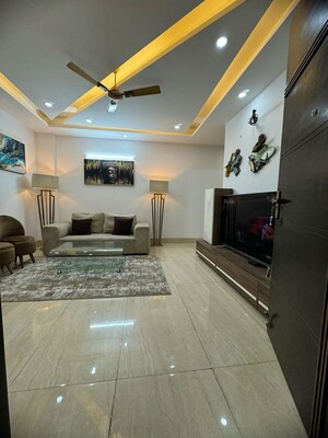 Kitchen in 3 BHK Apartment at Chattarpur – for Rent