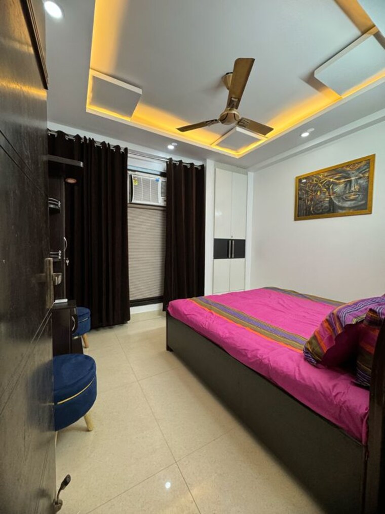Bedroom, chattarpur 3 Bedroom 1250 Sq.Ft. Apartment In Chattarpur Delhi 10060236