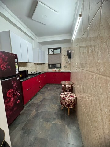Kitchen in 3 BHK Apartment at Chattarpur – for Rent