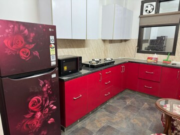 Kitchen in 3 BHK Apartment at Chattarpur – for Rent