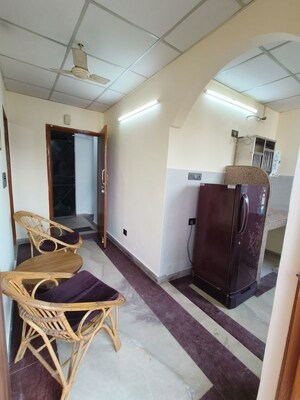 Kitchen in Studio Builder Floor at Greater Kailash I – for Rent
