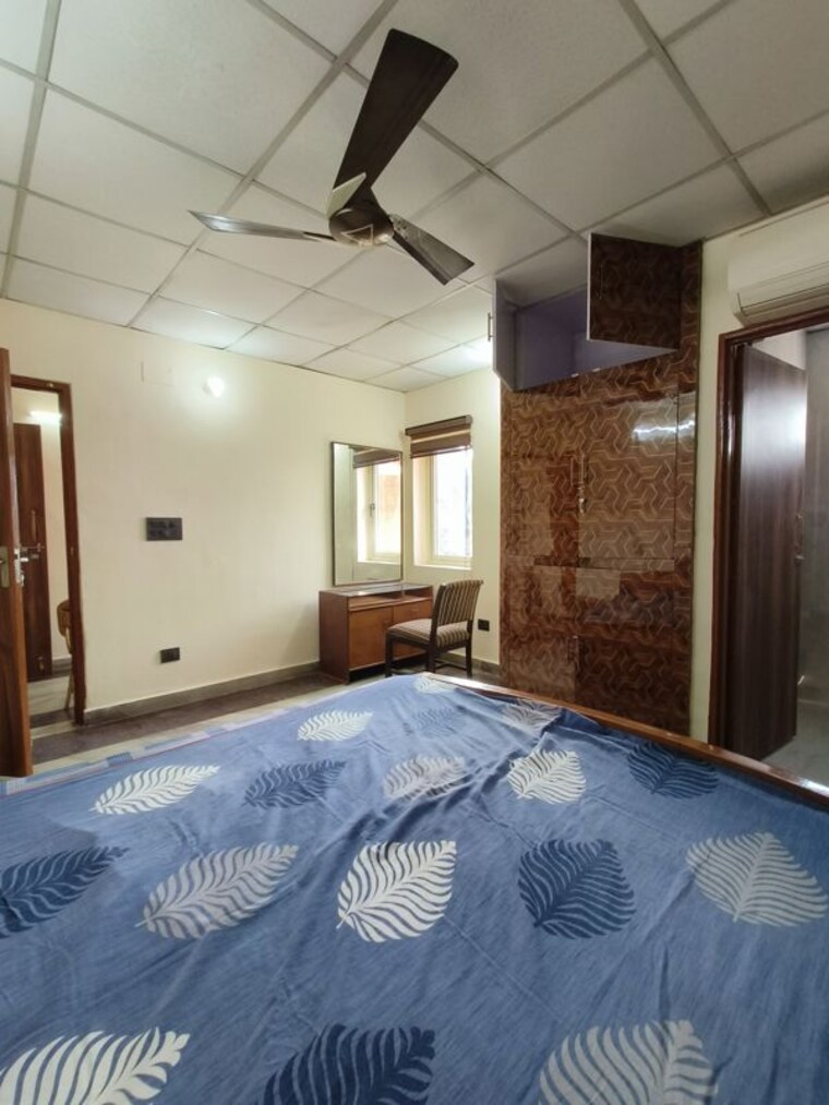 Bedroom, greater kailash i Studio 380 Sq.Ft. Builder Floor In Greater Kailash I Delhi 10060254